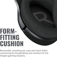 سماعة رأس للألعاب Cooler Master RGB Virtual 7.1 Surround Sound وميكروفون متعدد الاتجاهات وإمكانية الاتصال عبر USB وتوافق مع أنظمة تشغيل متعددة