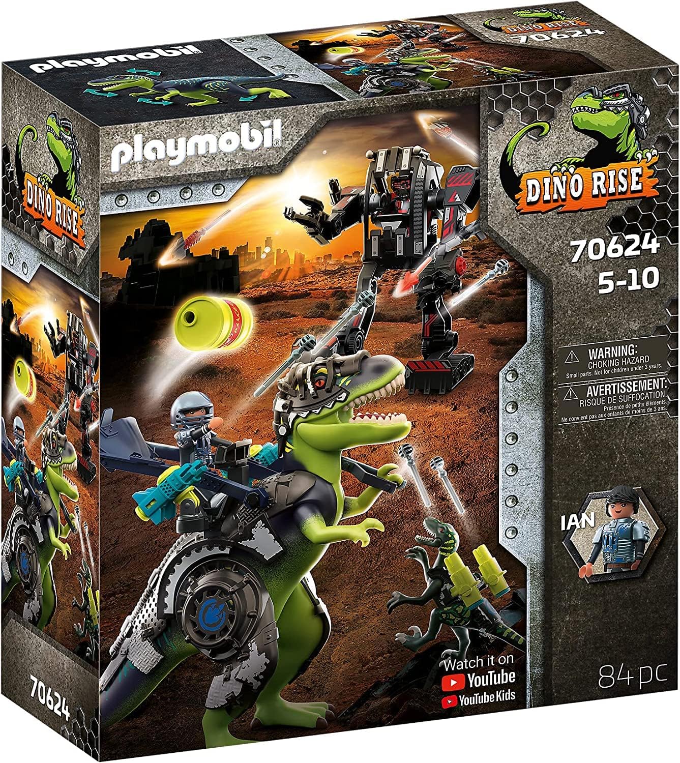 Playmobil Dino Rise T-Rex Battle of the Giants Adventure Playmobil Dino Rise T-Rex Battle of the Giants Adventure