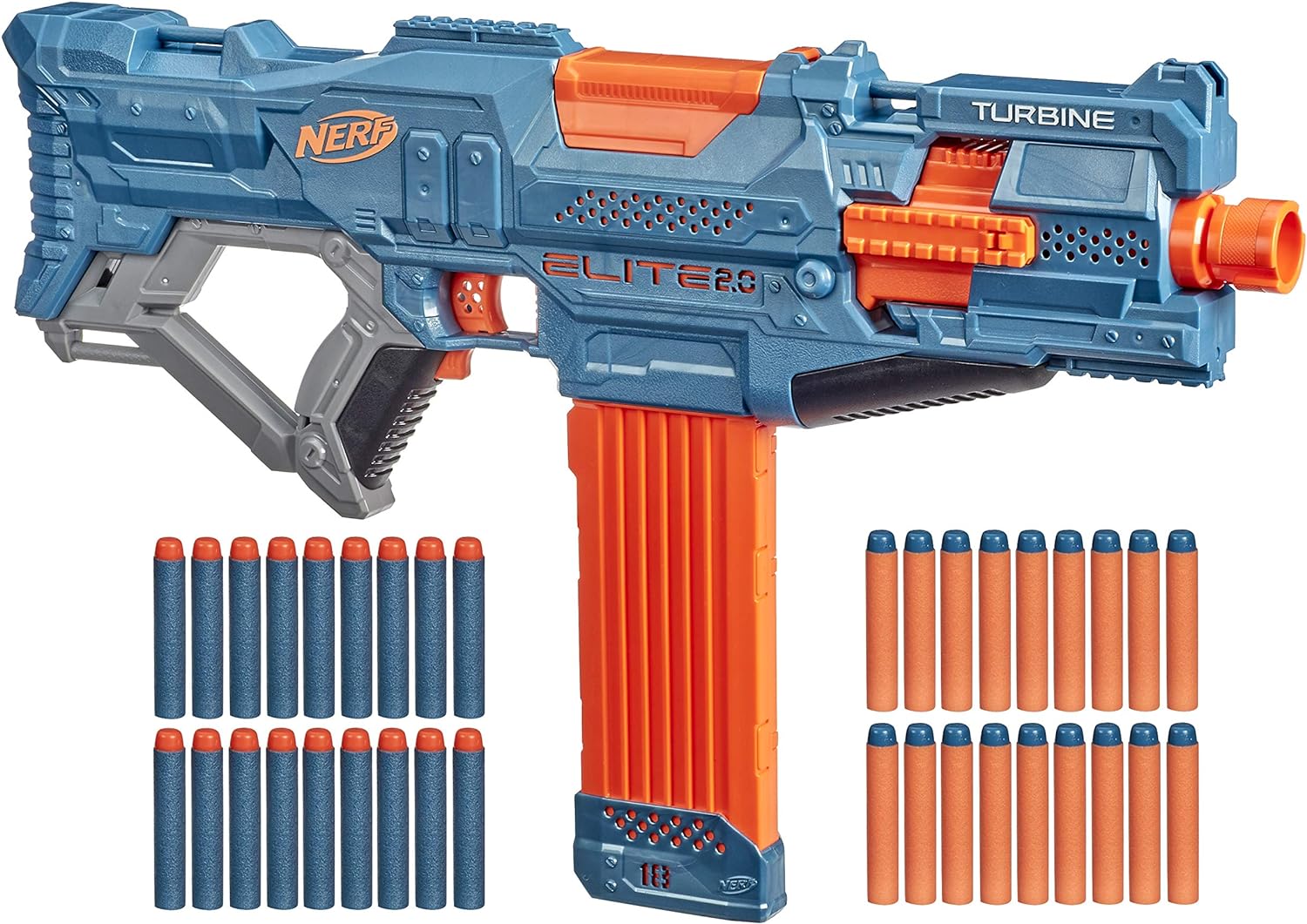 Hasbro Nerf Elite 2.0 Turbine Cs-18 Motorized Blaster Hasbro Nerf Elite 2.0 Turbine Cs-18 Motorized Blaster