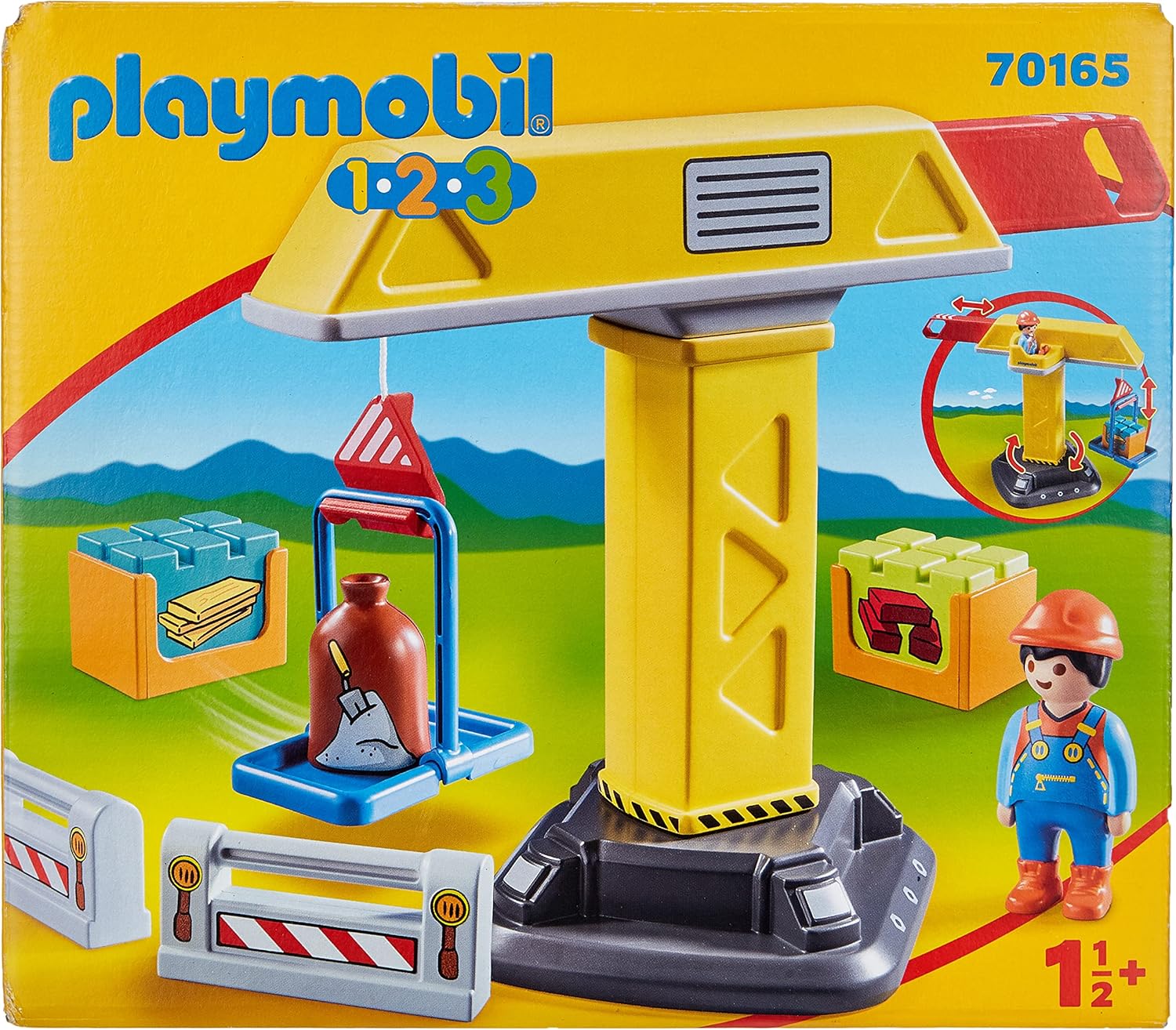 Playmobil 1.2.3 Construction Crane Playmobil 1.2.3 Construction Crane