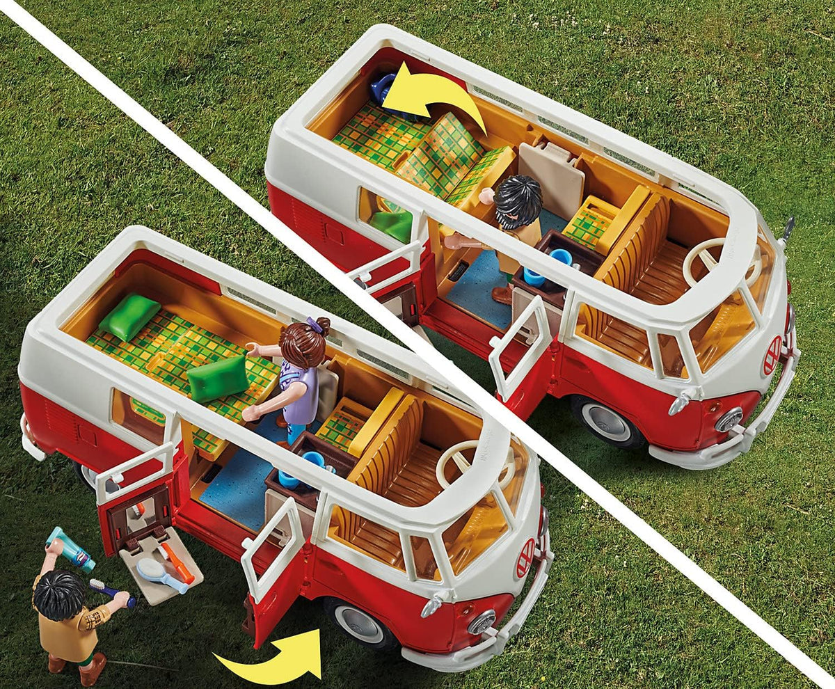 Playmobil Volkswagen T1 Campingbus Classic Camping Adventure Playmobil Volkswagen T1 Campingbus Classic Camping Adventure
