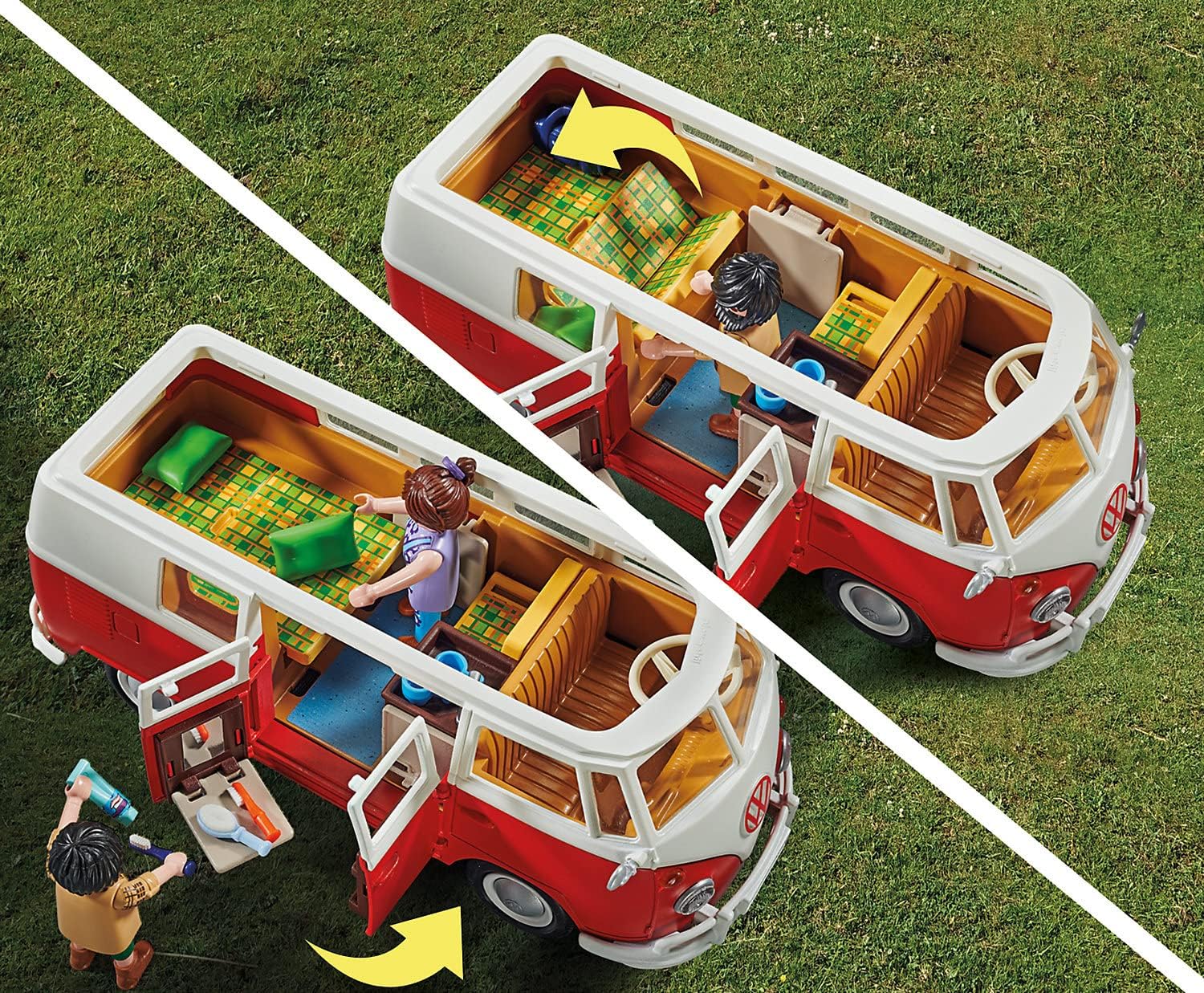 Playmobil Volkswagen T1 Campingbus Classic Camping Adventure