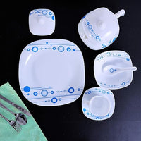 Royalford RF9760 Opalware 97-Piece Elegant Dinner Set