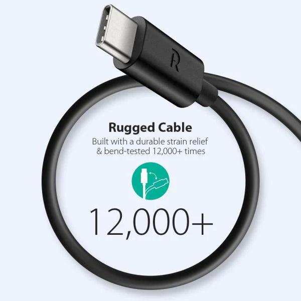 RAVPower Cable USB to Type C 1M TPE - Black