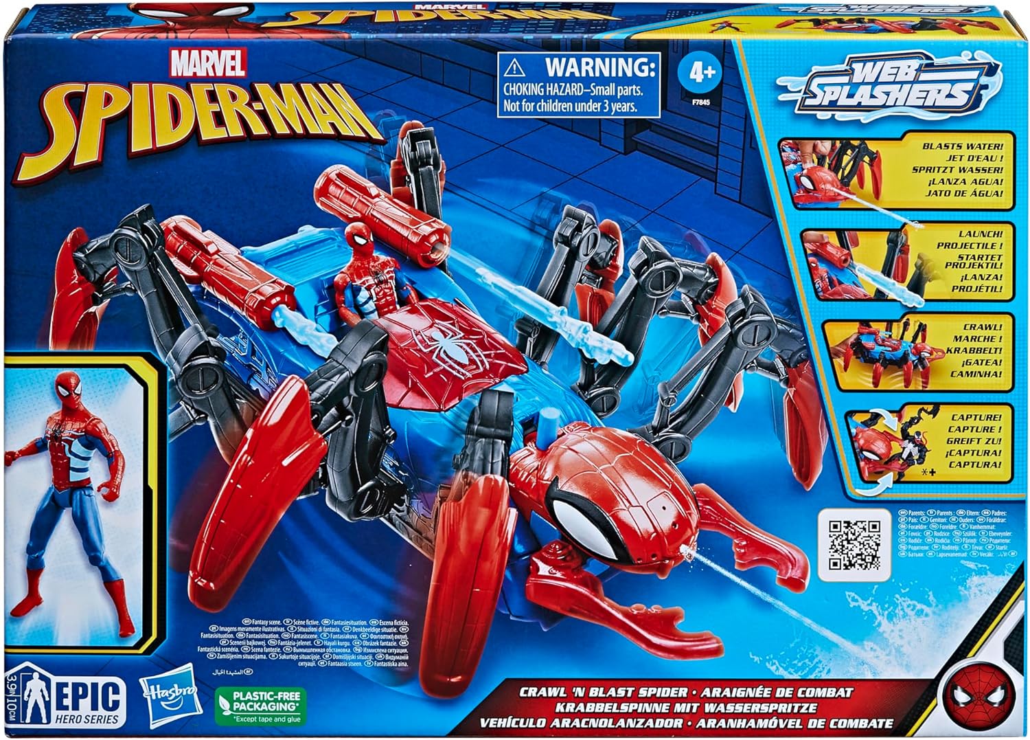 Hasbro Spd Crawl N Blast Spider Hasbro Spd Crawl N Blast Spider
