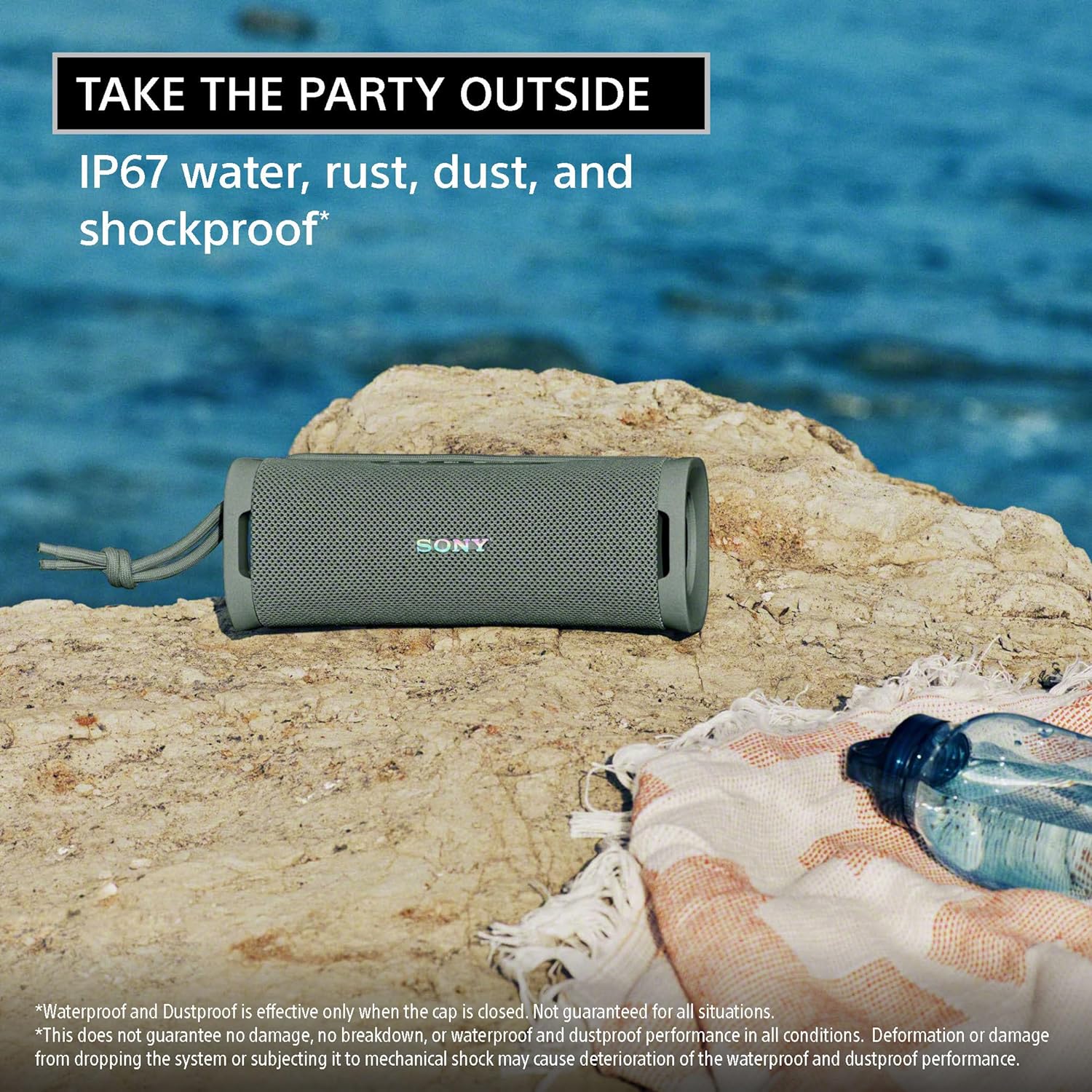 Sony ULT Field 1 Waterproof Bluetooth Speaker with Enhanced Bass