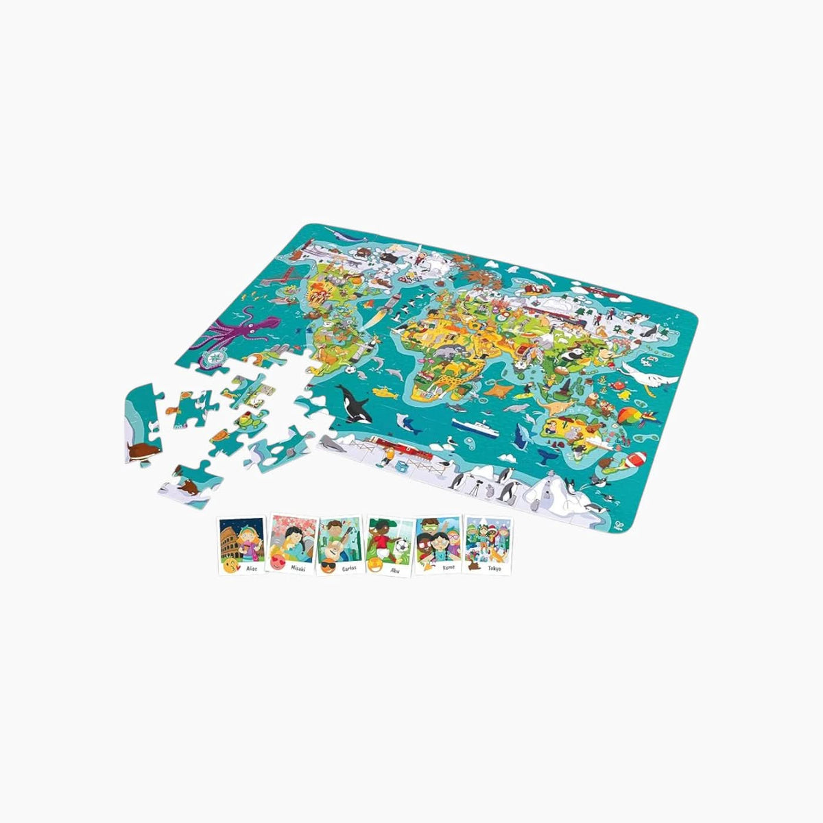 Hape 2-in-1 World Tour Puzzle