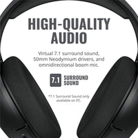 سماعة رأس للألعاب Cooler Master RGB Virtual 7.1 Surround Sound وميكروفون متعدد الاتجاهات وإمكانية الاتصال عبر USB وتوافق مع أنظمة تشغيل متعددة