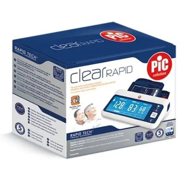 Pic Clear Rapid – جهاز ضغط دم رقمي أوتوماتيكي سريع Pic Clear Rapid – جهاز ضغط دم رقمي أوتوماتيكي سريع