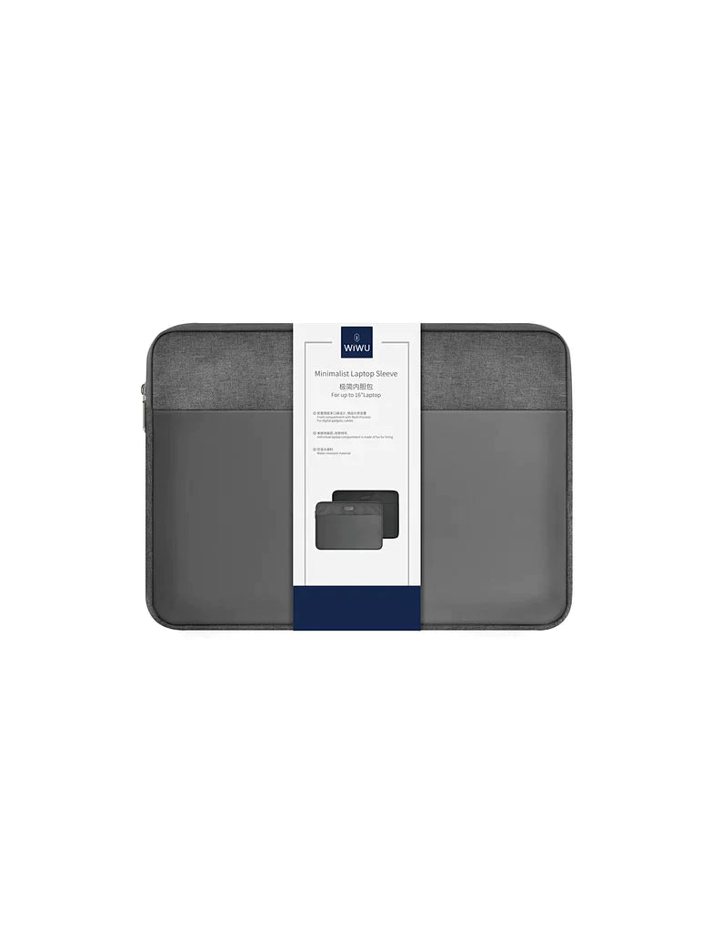 WiWU 16" inch Minimalist Laptop Sleeve for Macbook 2020 Protective Case