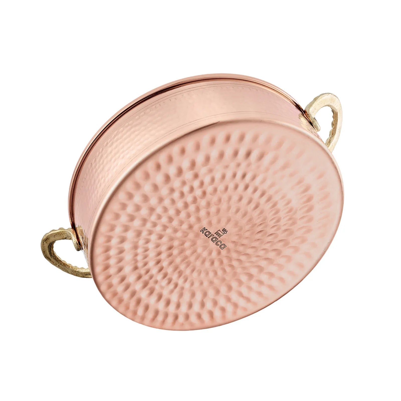 KARACA Alacahöyük Copper Shallow Casserole with Lid, 18cm KARACA Alacahöyük Copper Shallow Casserole with Lid, 18cm