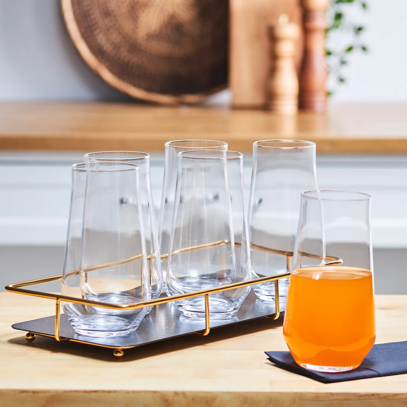 طقم كاسات هايبول كاراجا إيفن – 6 قطع شفافة 480 مل