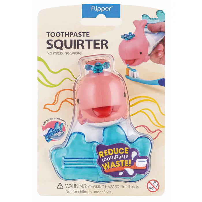 Flipper Squirter Whale Toothpaste Dispenser (Pink)