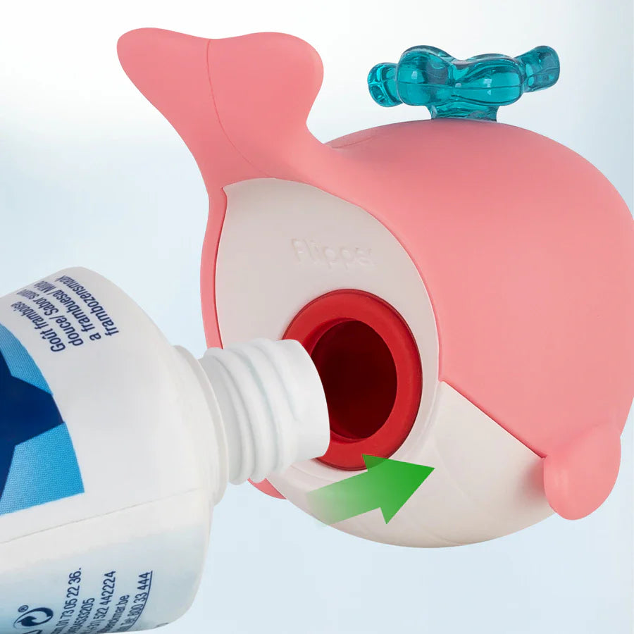 Flipper Squirter Whale Toothpaste Dispenser (Pink)