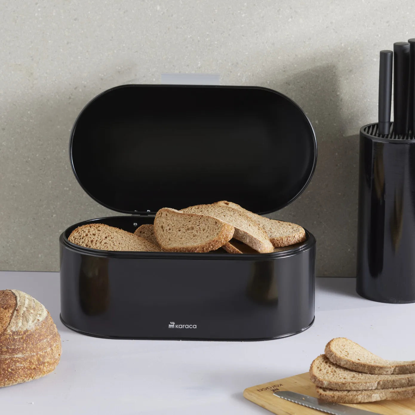 Dustin Black Metal Bread Box 3.5L – Stylish & Durable Dustin Black Metal Bread Box 3.5L – Stylish & Durable