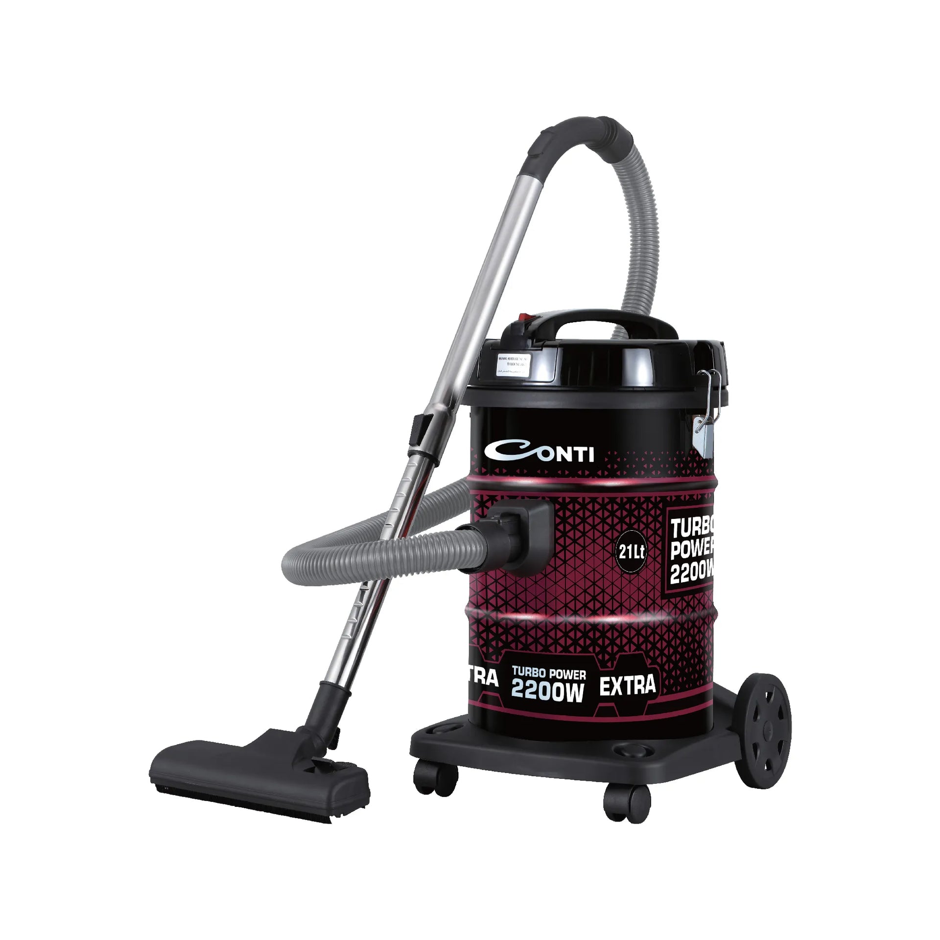 CONTI Vacuum Cleaner 2200W Metal Drum for Powerful Cleaning