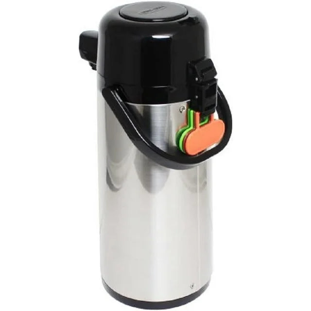 THERMOS 2.2L Glass Vacuum Pump Pot Push Button