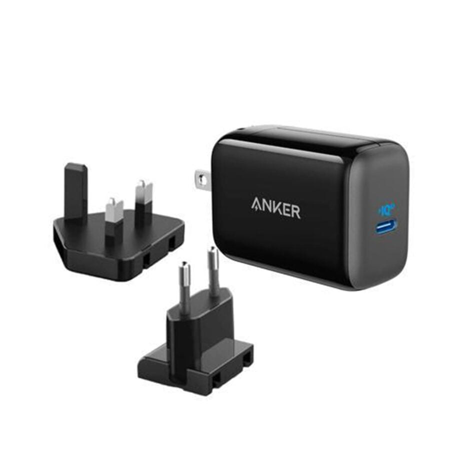 شاحن حائط Anker PowerPort III USB-C بقوة 25 وات مع 3 مقابس