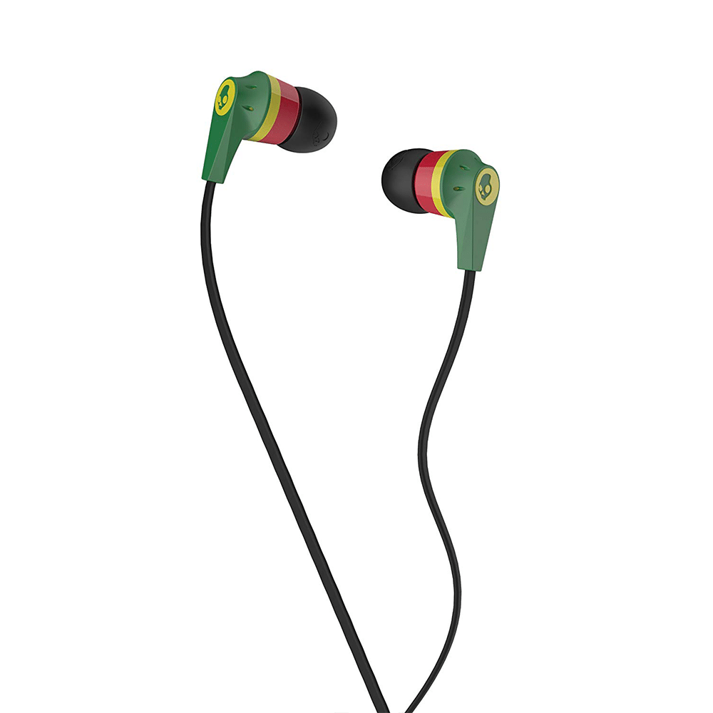 Skullcandy Ink’d 2 Earbuds – Green Pattern