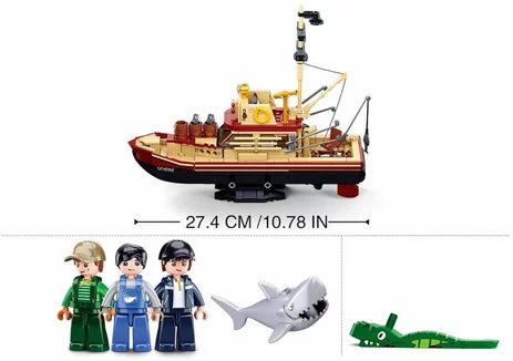 Sluban Catherine Fishing Boat M38-B1118 - 592 Piece Building Set