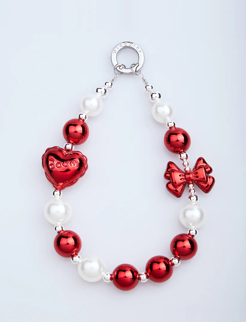 Picocici Streamer Bow Butt Peach-2 - Stylish Phone Charm