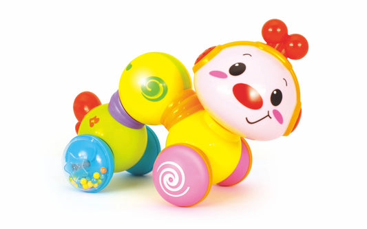 Hola Happy Wiggle Worm - Crawling Toy with Lights & Sounds