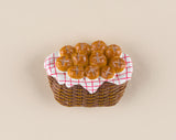 Madame Coco Bread Basket Fridge Magnet No.3 | Collectible Kitchen Decor Magnet