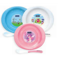 Optimal Solid Body Feeding Plate with Stainless Steel Edges