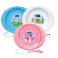Optimal Solid Body Feeding Plate with Stainless Steel Edges