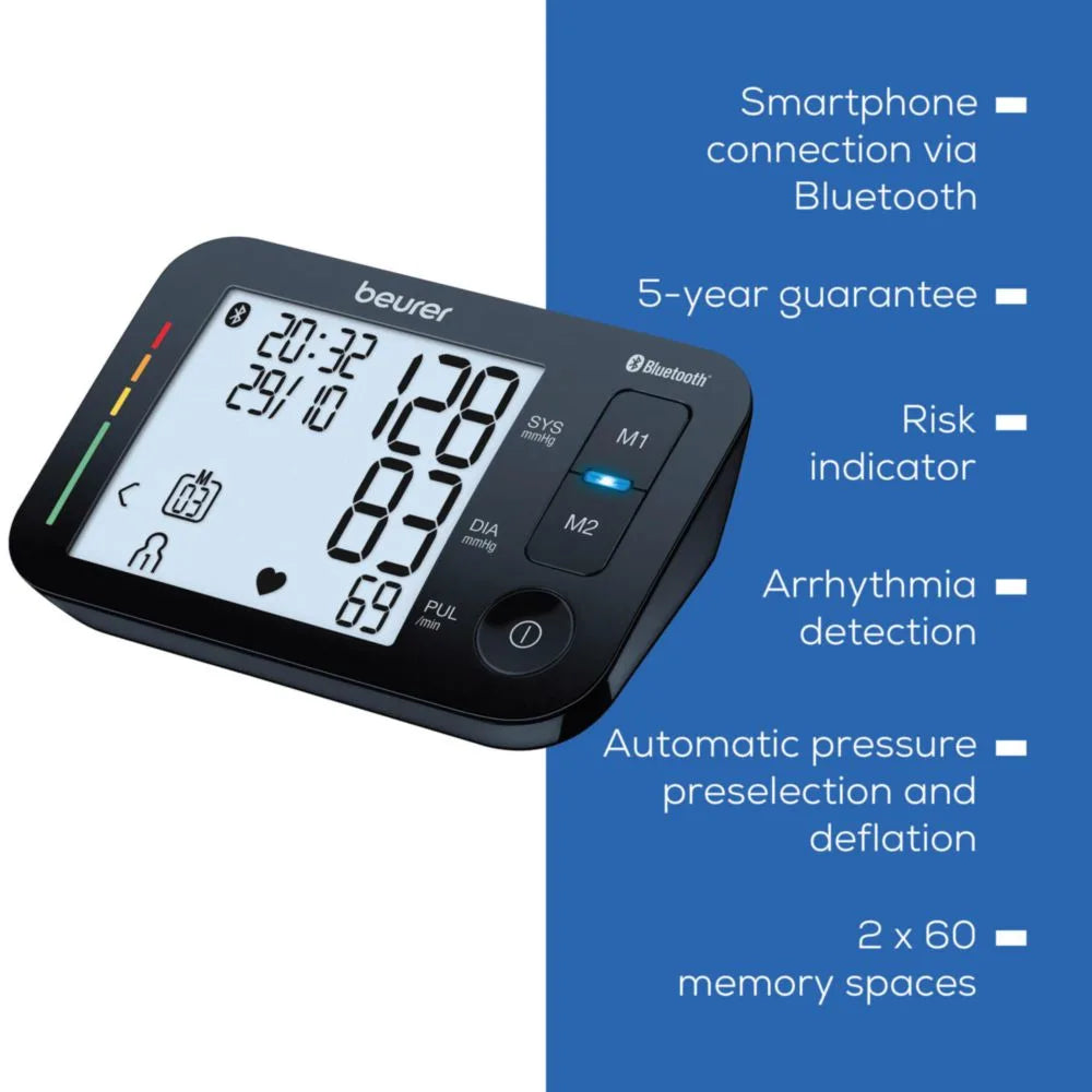 Beurer BM 54 BT Smart Upper Arm Blood Pressure Monitor