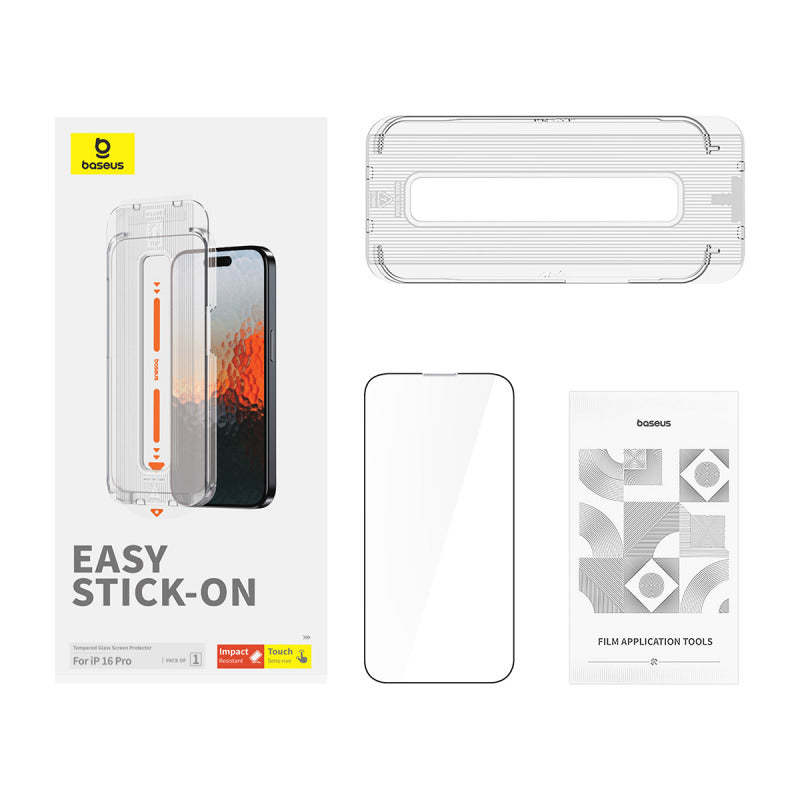 Baseus Sapphire HD Tempered Glass Screen Protector for iP 16 Pro Baseus Sapphire HD Tempered Glass Screen Protector for iP 16 Pro