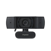 كاميرا ويب رابو C200 720p HD USB سوداء، 360 درجة أفقية، 100 درجة بزاوية عريضة للغاية مع ميكروفون للبث المباشر ومكالمات الفيديو والمؤتمرات