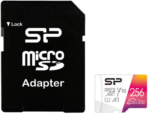 Silicon-Power Micro SD  Memory 256GB Retail pack-SP-SD-256GB