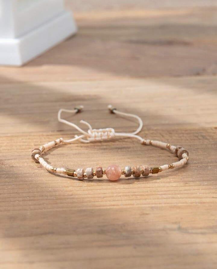 Stone decorated bracelet