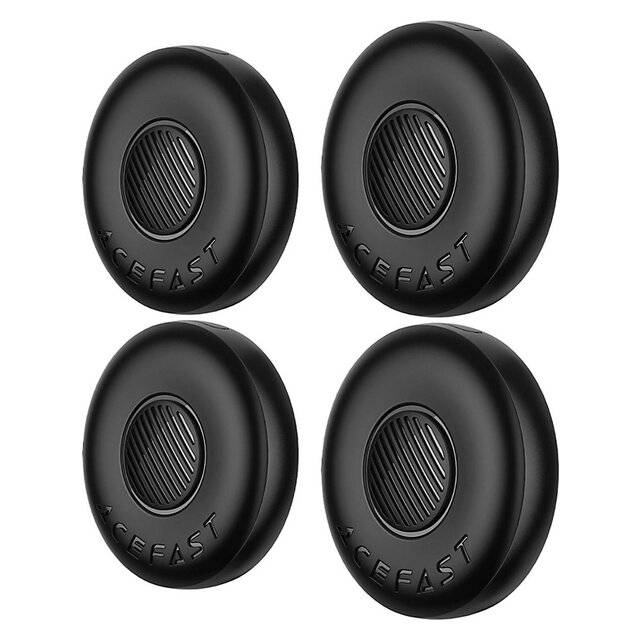 ACEFAST S1 Button Tracker – 4-Pack | Apple Find My | MFi Certified | Anti-Loss | Keys, Bags & Bike Locator