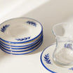 Luxe Feuille 6-piece Tea Glass Saucer Set - Madame Coco JO