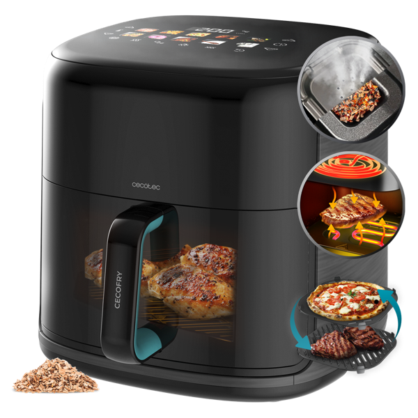 Cecotec Cecofry&Grill Smokin' Prime 8500 Air Fryer 3-in-1 8.5L 2300W