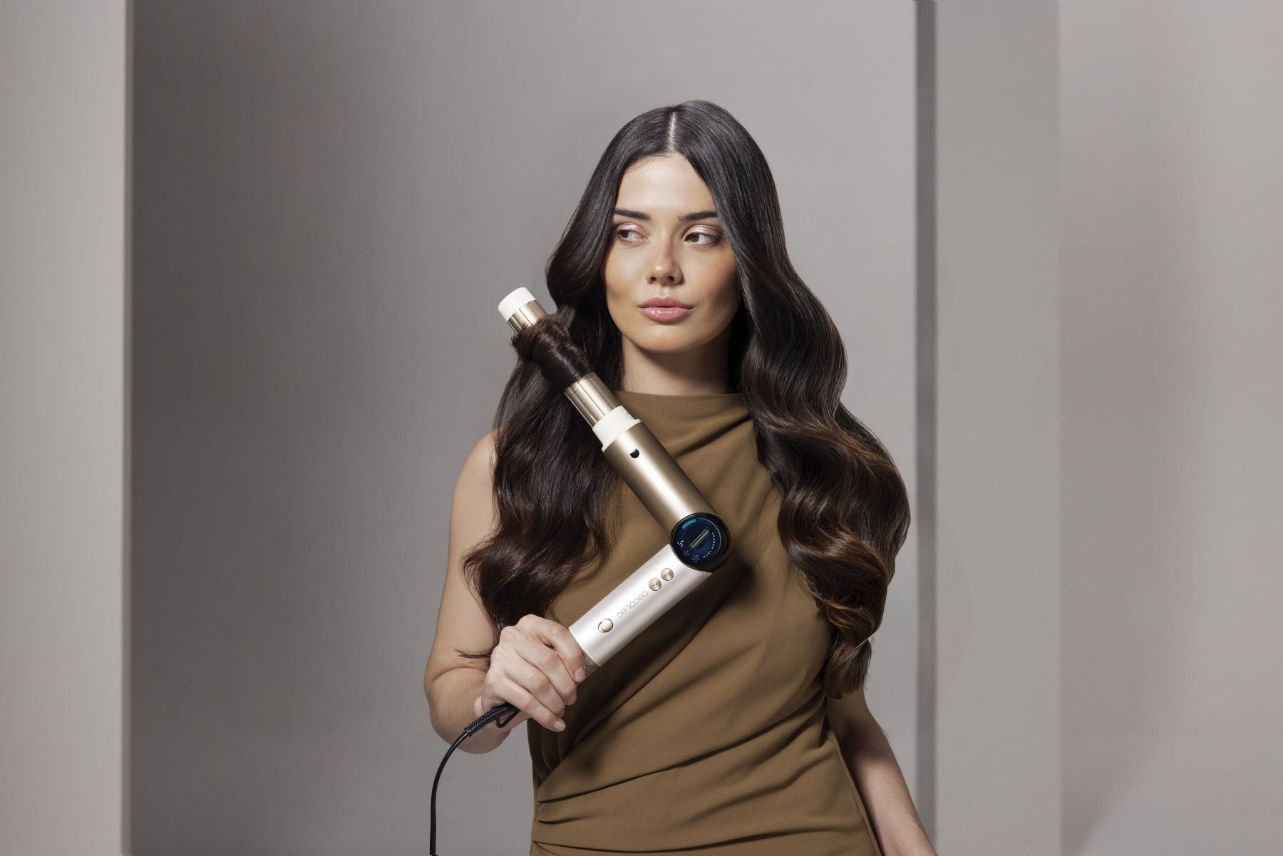 Cecotec AirGlisse 14in1 Flex Champagne Hair Styler & Dryer 1400W Brushless