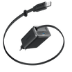 Anker Nano Charger 35W with Built-In Retractable USB-C Cable - Dual Port Fast Charger