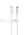 كابل Anker 542 USB-C إلى Lightning (Bio-Based 6ft) - أبيض 