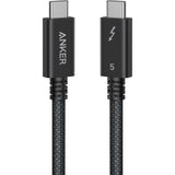 Anker Prime Thunderbolt 5 Cable 1.7ft 80Gbps 240W – Black