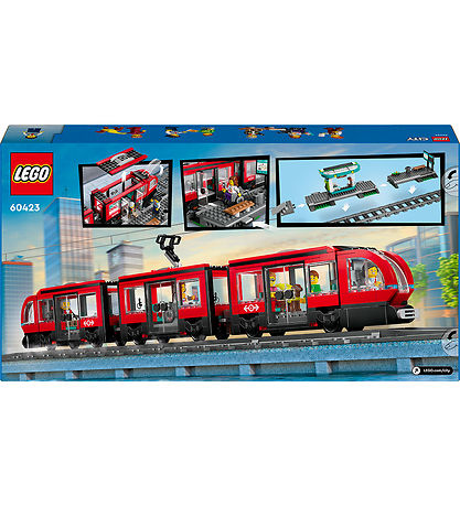 LEGO سيتي – ترام المدينة ومحطة 60423 – جديد