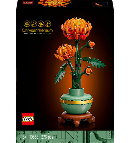 LEGO® Chrysanthemum 10368 - بناء زهرة الأقحوان 278 قطعة