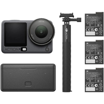 DJI Osmo Action 6 Adventure Combo – 38MP 4K120 Action Camera with OsmoAudio