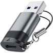 محول ACEFAST WIRE PRO USB-C إلى USB-A | شحن سريع 27W