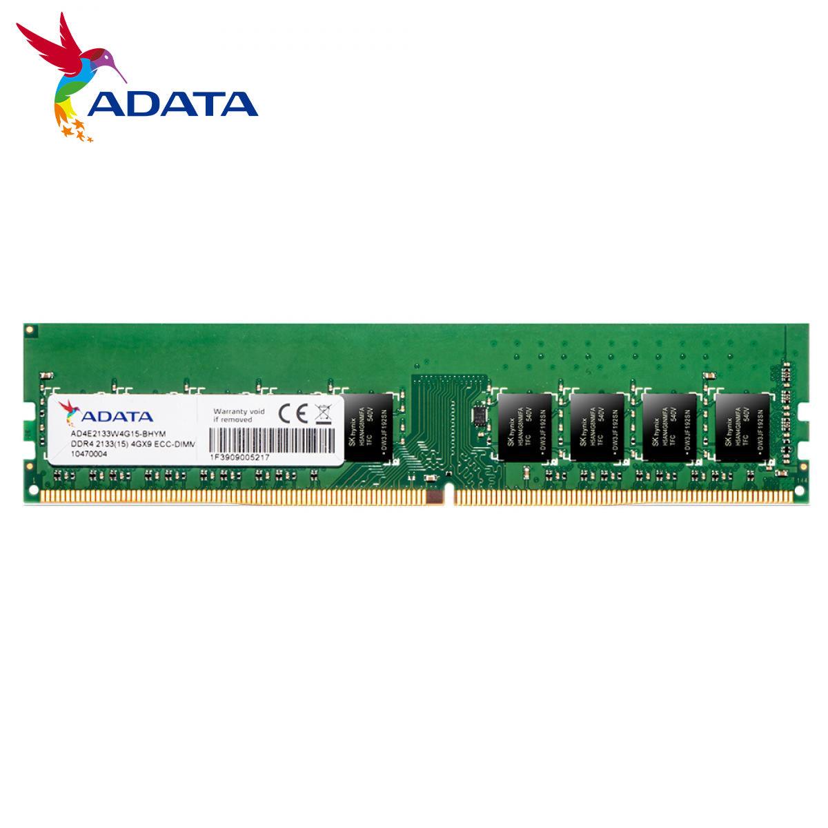 ADATA DDR4 ECC-DIMM 16GB 2400 (17) 1024X8 ADATA DDR4 ECC-DIMM 16GB 2400 (17) 1024X8
