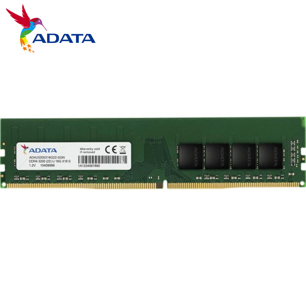 ADATA DDR4 8G 3200HZ ECC-DIMM, ( AD4E320038G22-BSSC )