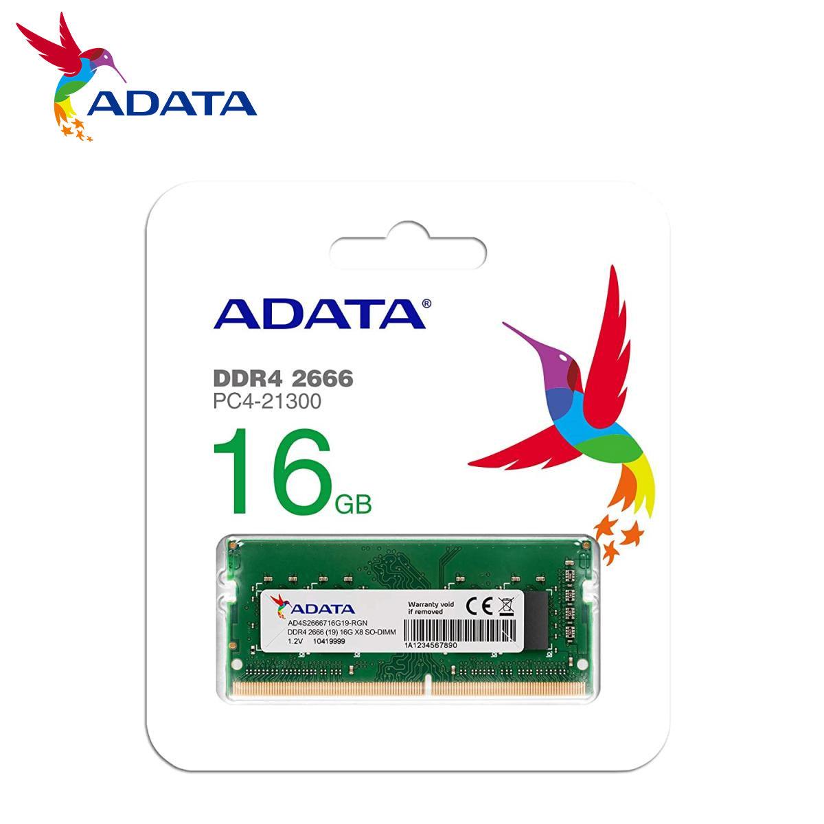 ذاكرة ADATA DDR4 SO-DIMM سعة 16 جيجابايت 2666 (19) 