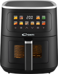 Conti Air Fryer, 8L, 1700W, Viewing Window, 10 Programs – AF 8008W BK