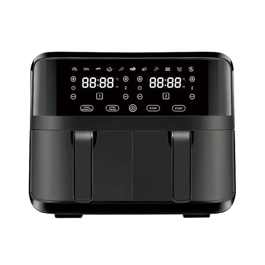 قلاية هوائية CONTI سعة 9 لتر - سلتين طهي مستقلة